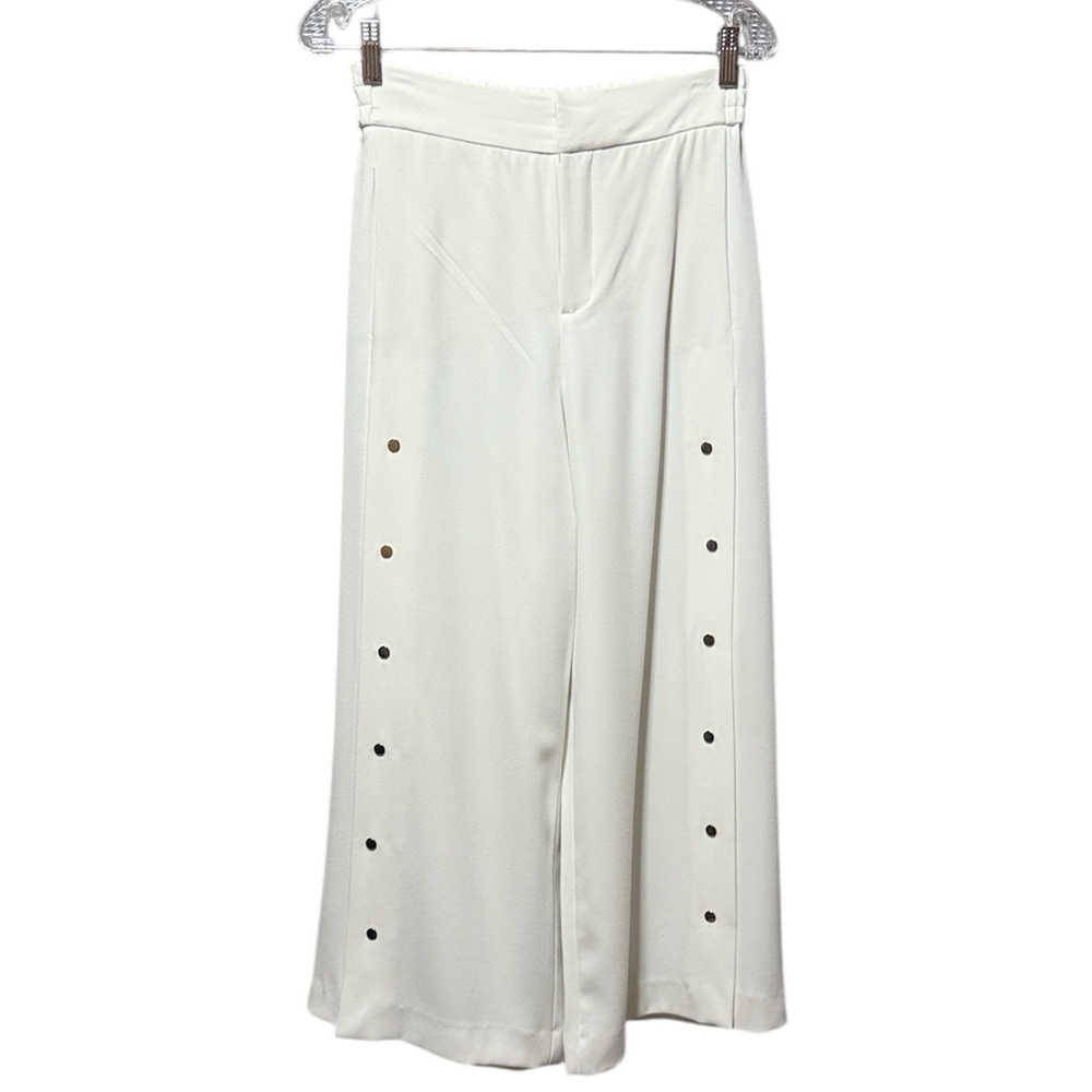 ZARA Cream Tailored Cropped Pants